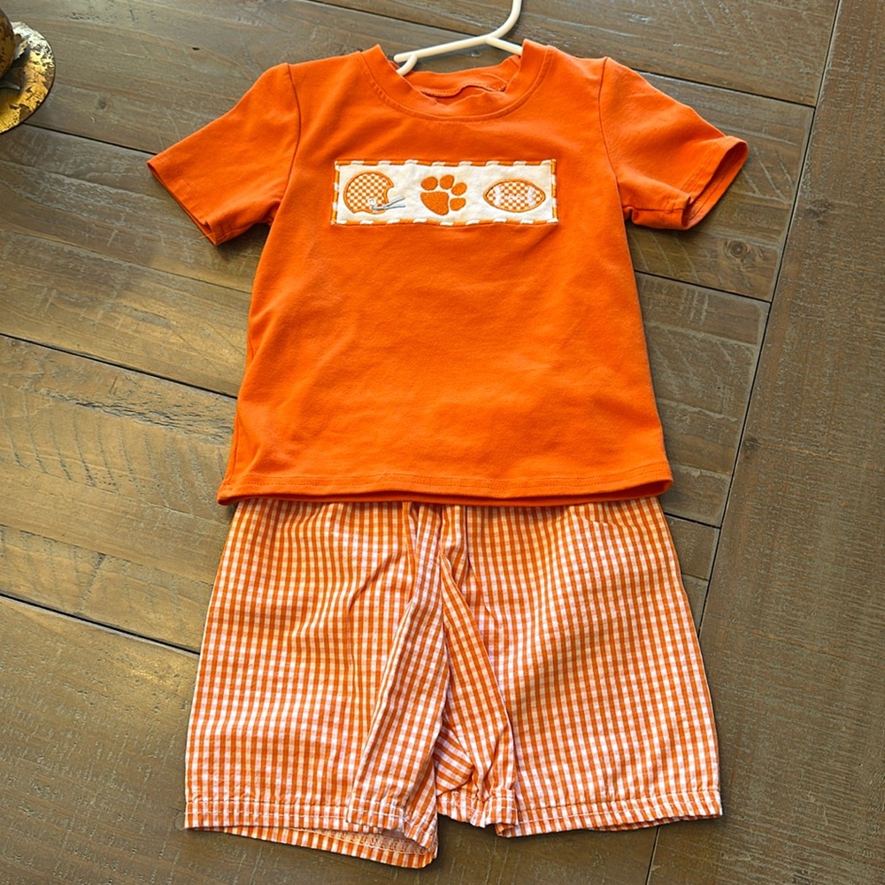 Orange & White Football Set